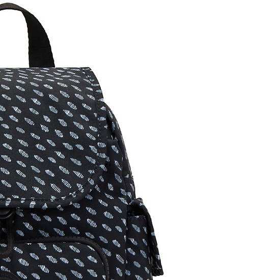 Sacs À Dos Kipling City Pack Mini Printed Backpack Noir | FR 1194MQ